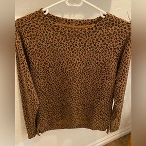 LOU & GREY for LOFT cheetah print loungewear
